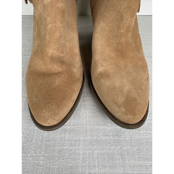 Vionic Ankle Zip Boots Tassel Women’s 9 Madeline Wheat Suede Weather Resist - Picture 4 of 15